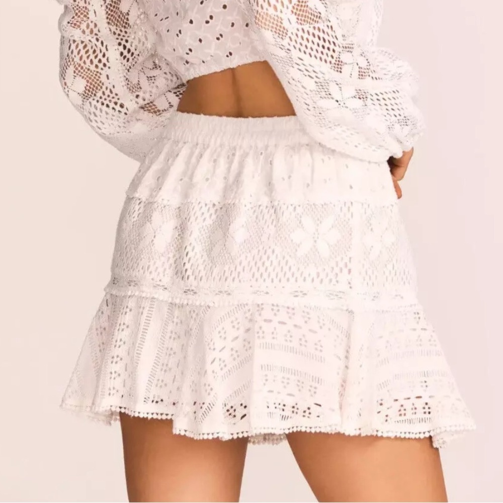LoveShackFancy "Diamond" skirt - Picture 2 of 7